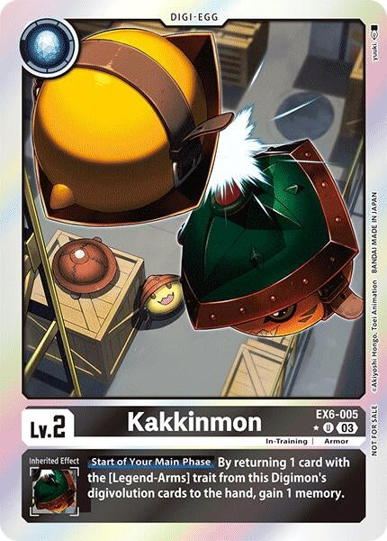 Kakkinmon (Box Promotion Pack: Infernal Ascension) (6005) [EX06] - Digimon Card Game Single