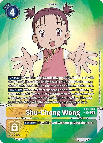 Shu-Chong Wong (Box Promotion Pack: Infernal Ascension) (6064) [EX06] - Digimon Card Game Single
