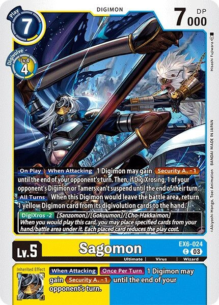 Sagomon (6024) [EX06] - Digimon Card Game Single