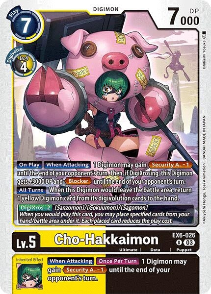 Cho-Hakkaimon (6026) [EX06] - Digimon Card Game Single