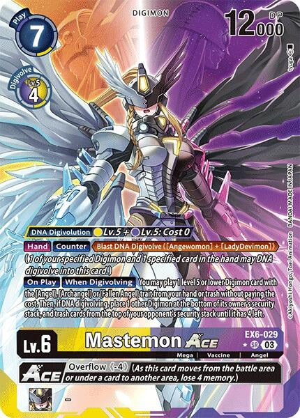 Mastemon ACE (Alternate Art) (6029) [EX06] - Digimon Card Game Single