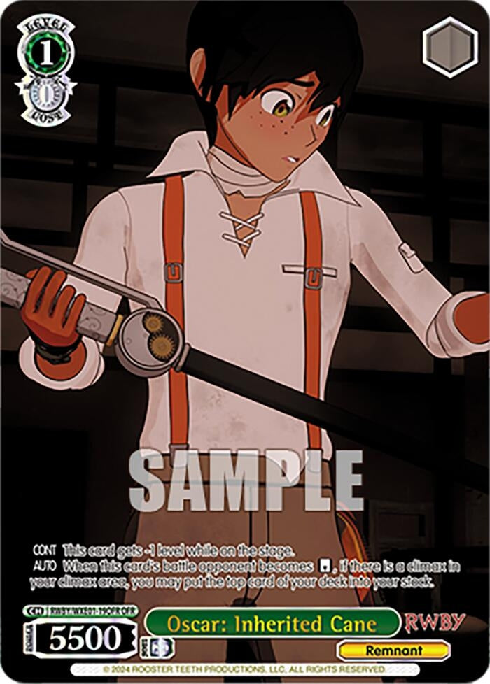 Oscar: Inherited Cane (OFR) (119) [RWBY] - Weiss Schwarz Single