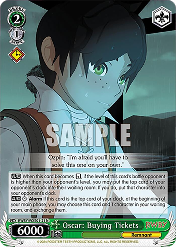 Oscar: Buying Tickets (121) [RWBY] - Weiss Schwarz Single