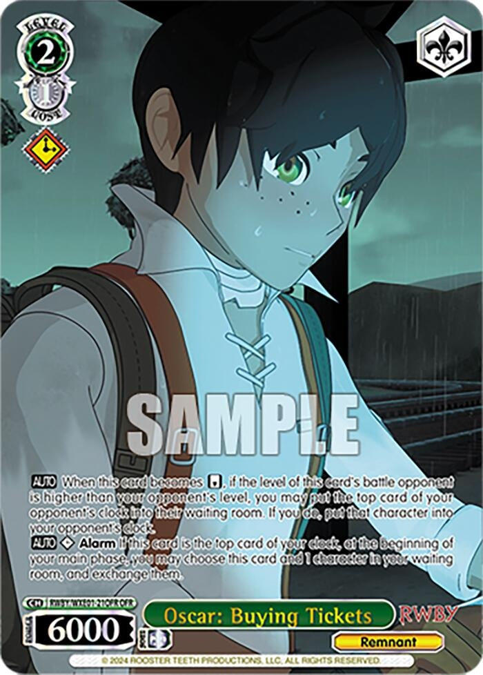 Oscar: Buying Tickets (OFR) (121) [RWBY] - Weiss Schwarz Single