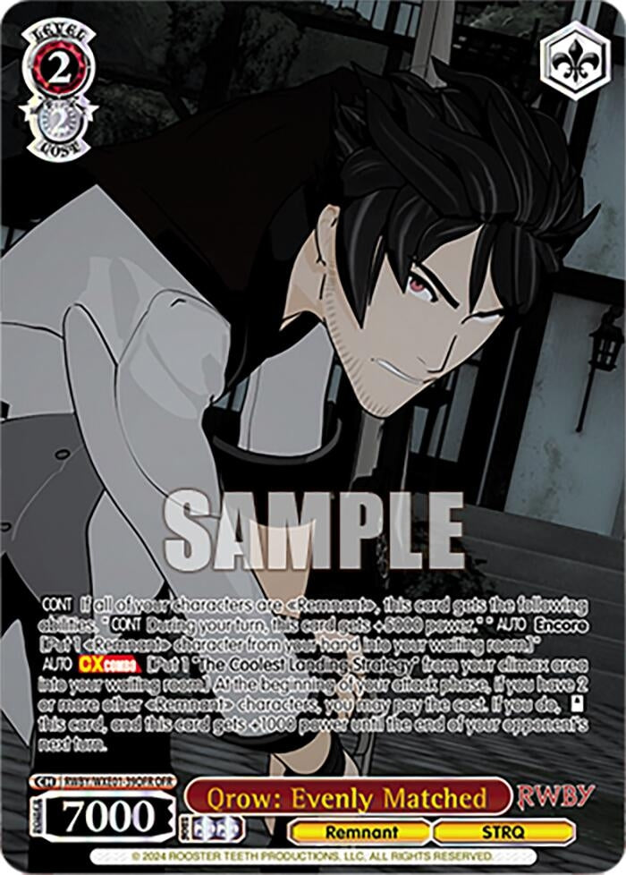 Qrow: Evenly Matched (OFR) (139) [RWBY] - Weiss Schwarz Single