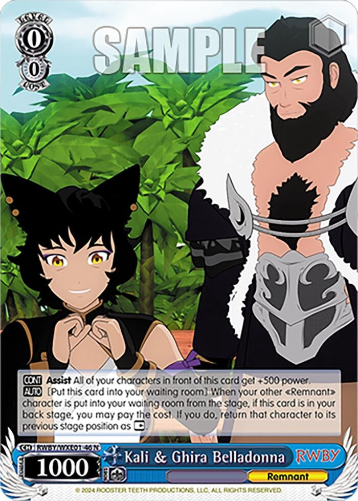 Kali & Ghira Belladonna (146) [RWBY] - Weiss Schwarz Single