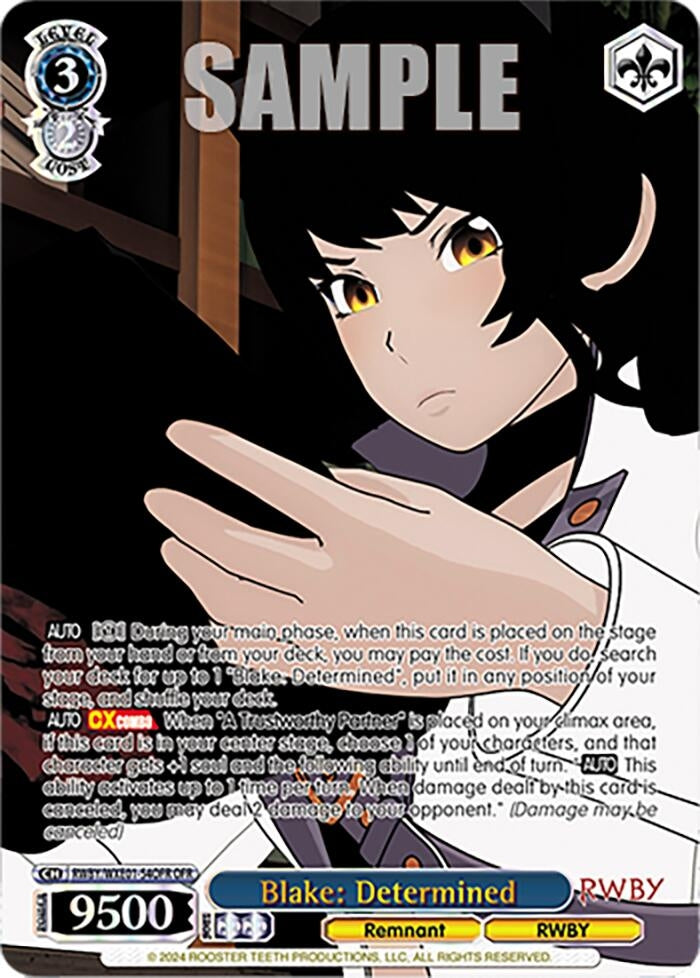 Blake: Determined (OFR) (154) [RWBY] - Weiss Schwarz Single