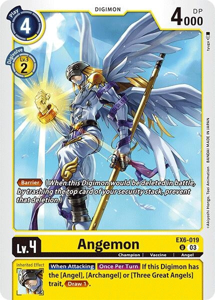 Angemon (6019) [EX06] - Digimon Card Game Single