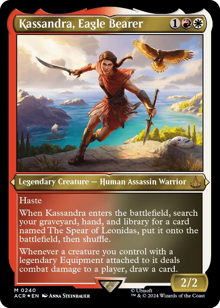 Kassandra Eagle Bearer (Foil Etched) (240) [ACR] - MTG Single