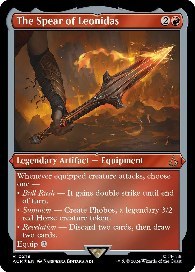 The Spear of Leonidas (Foil Etched) (219) [ACR] - MTG Single