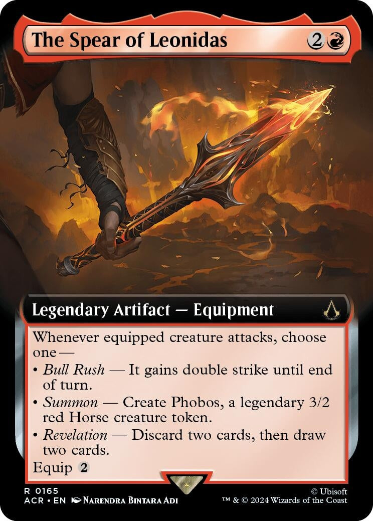 The Spear of Leonidas (Extended Art) (165) [ACR] - MTG Single