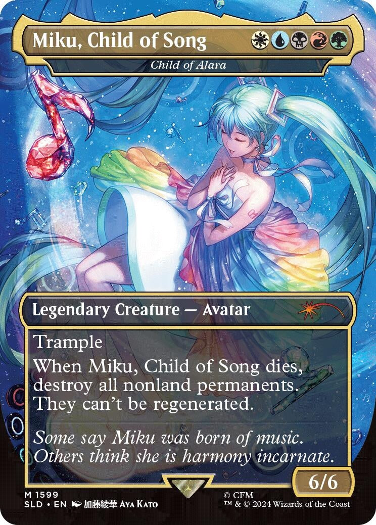 Miku Child of Song - Child of Alara (1599) [SLD] - MTG Single