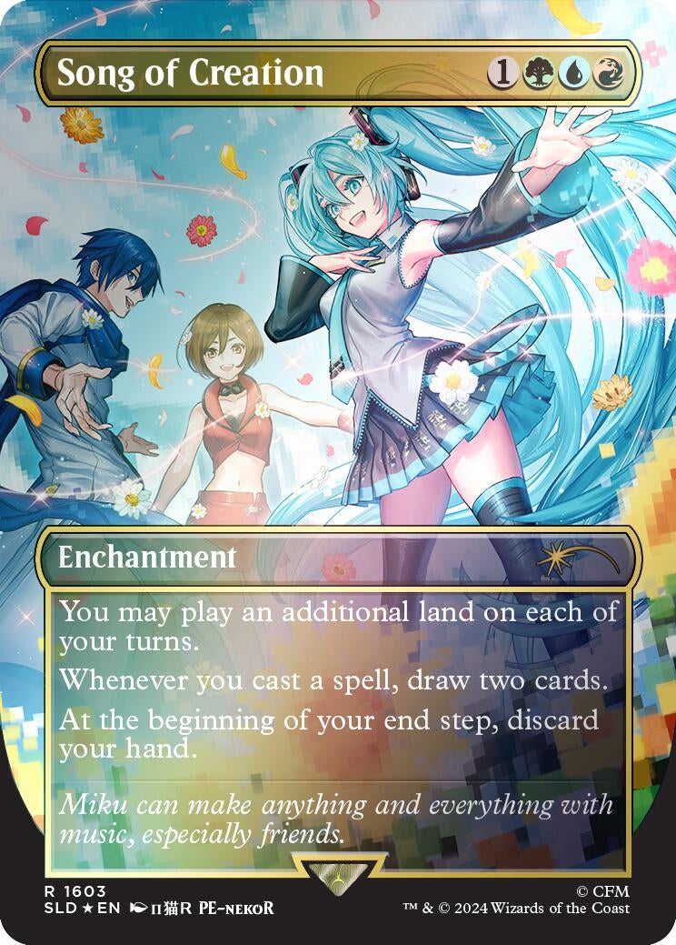Song of Creation (Rainbow Foil) (1603) [SLD] - MTG Single