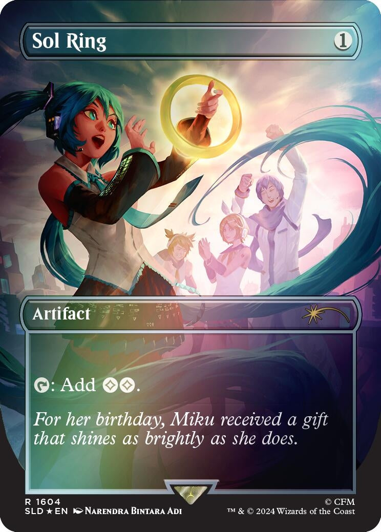 Sol Ring (1604) (Rainbow Foil) (1604) [SLD] - MTG Single