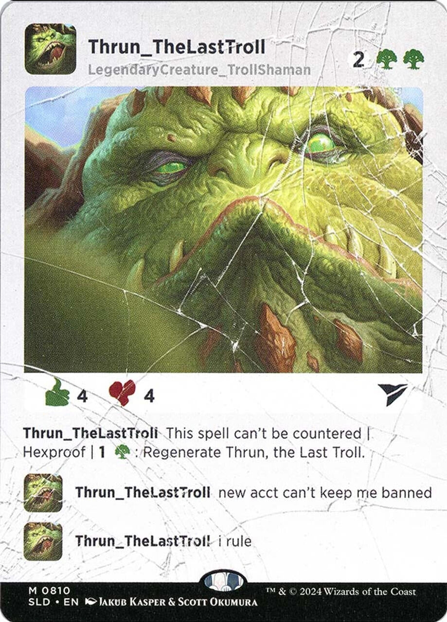 Thrun the Last Troll (810) [SLD] - MTG Single
