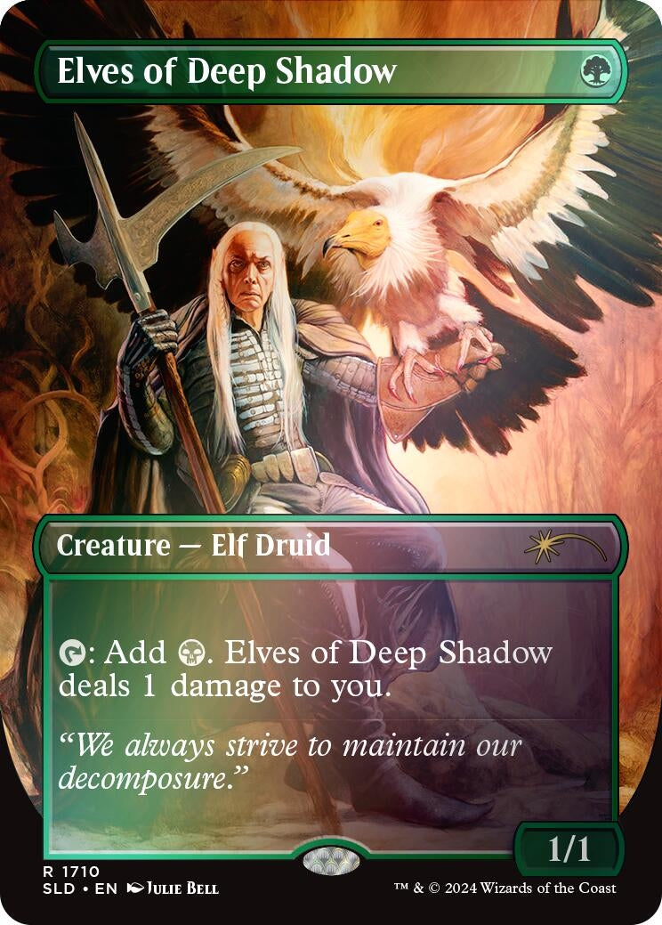 Elves of Deep Shadow (Rainbow Foil) (1710) [SLD] - MTG Single