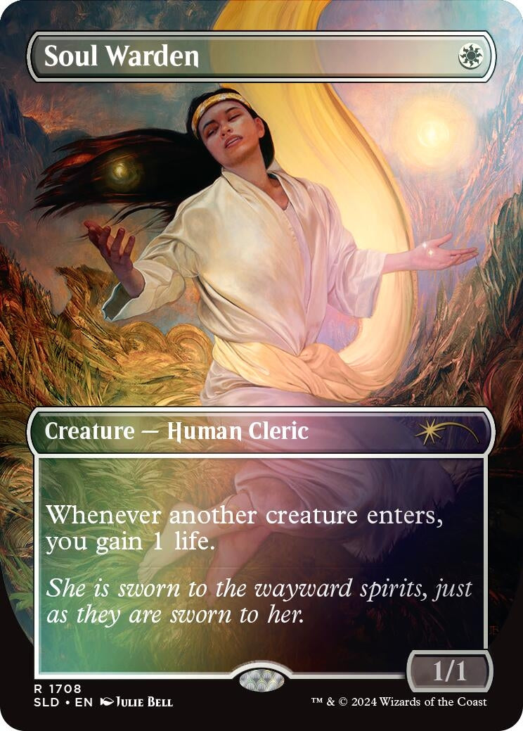Soul Warden (Rainbow Foil) (1708) [SLD] - MTG Single