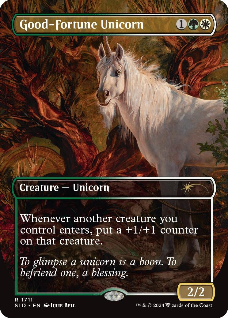 Good-Fortune Unicorn (1711) [SLD] - MTG Single