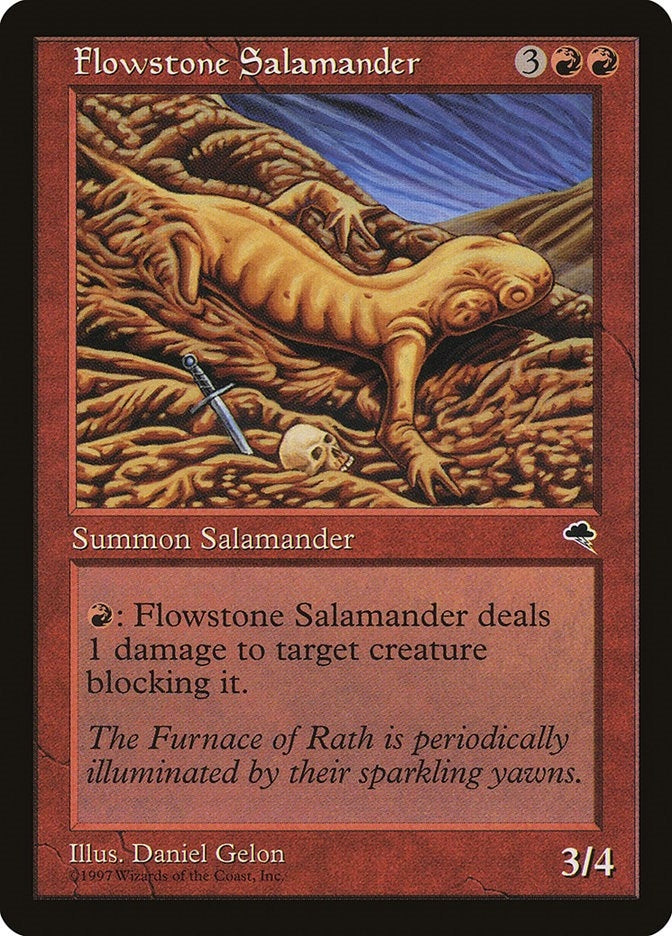 Flowstone Salamander (175) [TMP] - MTG Single
