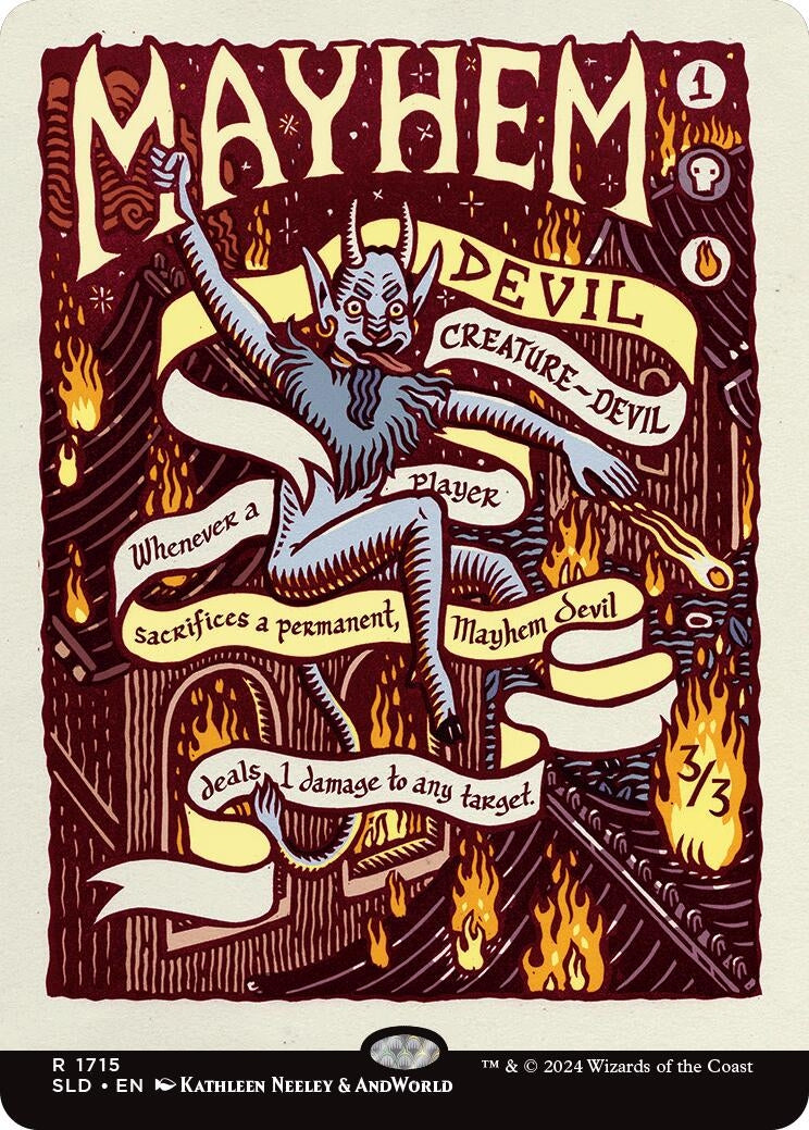 Mayhem Devil (1715) [SLD] - MTG Single