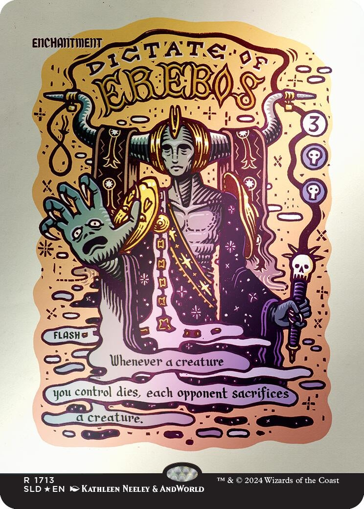 Dictate of Erebos (Rainbow Foil) (1713) [SLD] - MTG Single