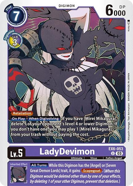 LadyDevimon (6053) [EX06] - Digimon Card Game Single