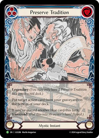 Preserve Tradition // Inner Chi - LGS286 (286) [PR] - Flesh and Blood TCG Single
