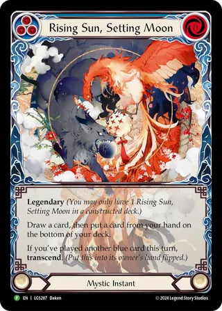 Rising Sun Setting Moon // Inner Chi - LGS287 (287) [PR] - Flesh and Blood TCG Single