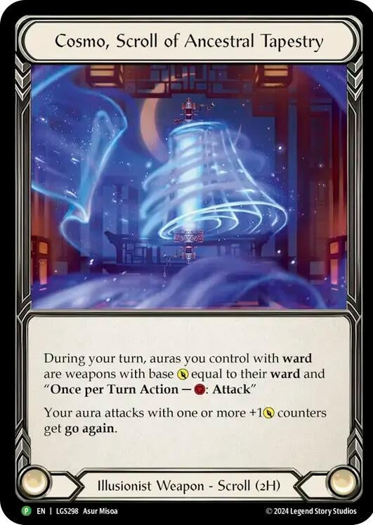 Cosmo Scroll of Ancestral Tapestry - LGS289 (289) [PR] - Flesh and Blood TCG Single
