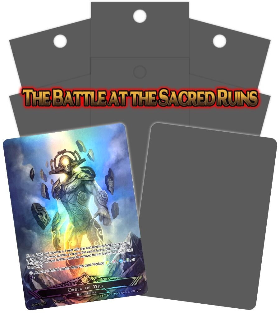 The Battle at the Sacred Ruins Player’s Pre-Release Kit [TSR] - Force of Will Sealed