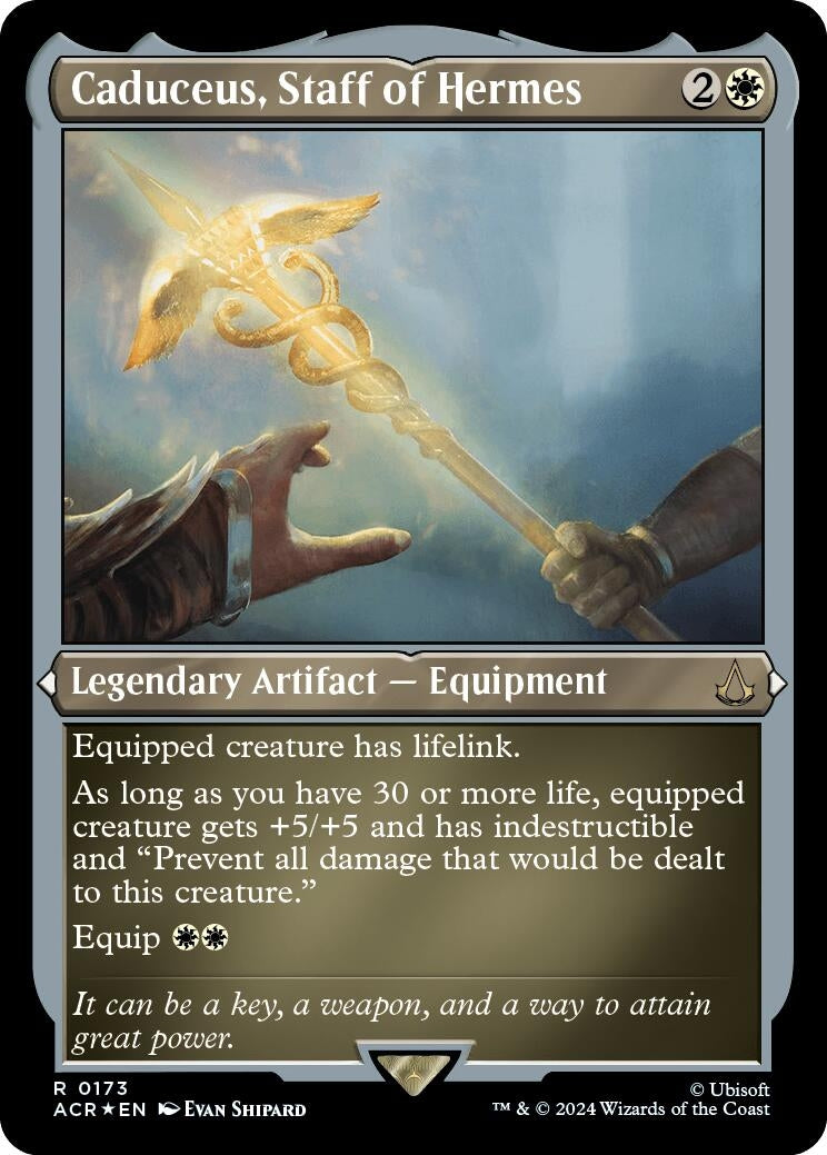 Caduceus Staff of Hermes (Foil Etched) (173) [ACR] - MTG Single
