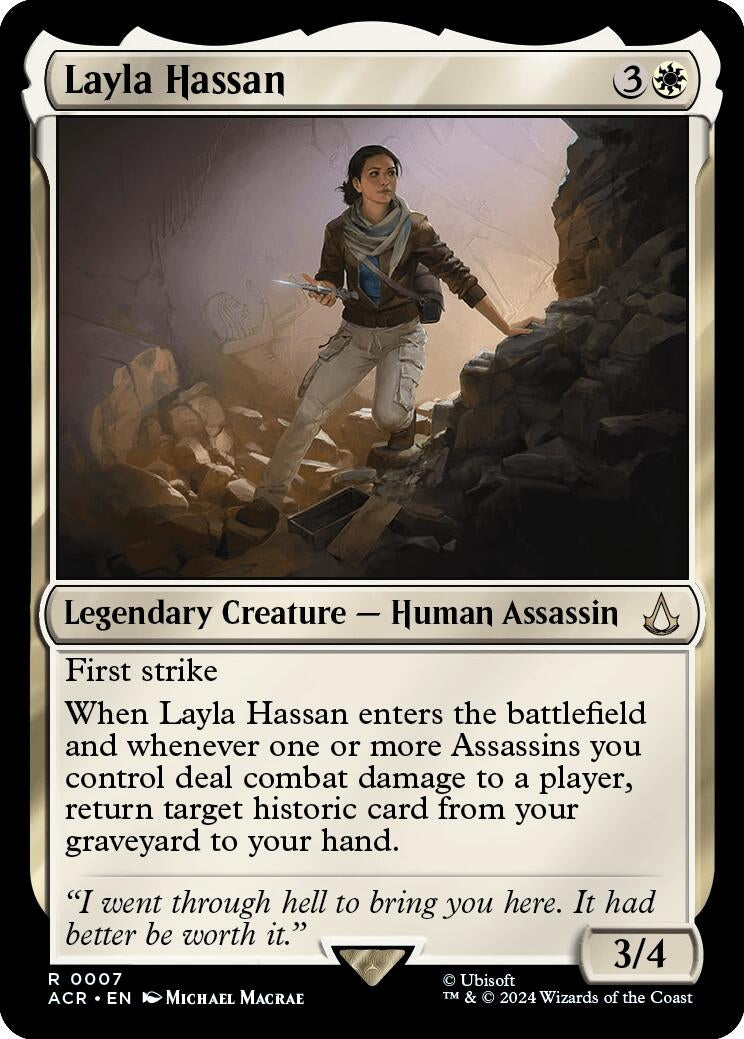 Layla Hassan (7) [ACR] - MTG Single