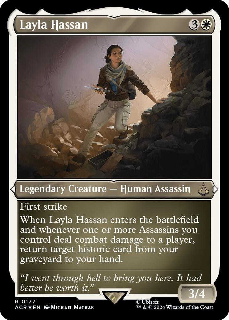 Layla Hassan (Foil Etched) (177) [ACR] - MTG Single
