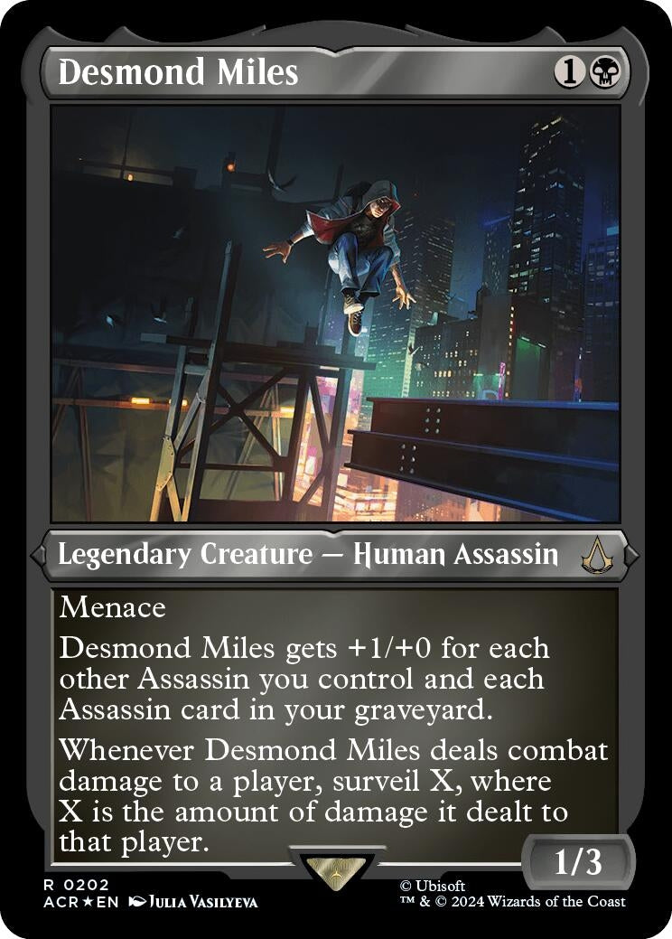Desmond Miles (Foil Etched) (202) [ACR] - MTG Single