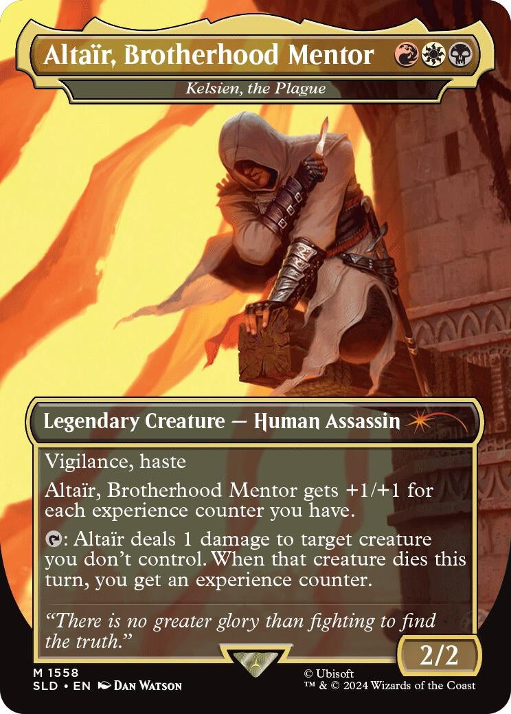 Altair Brotherhood Mentor - Kelsien the Plague (1558) [SLD] - MTG Single