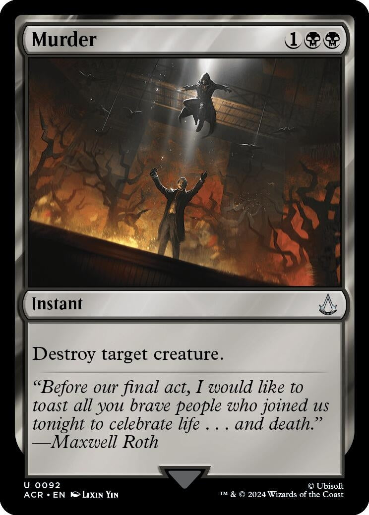 Murder (92) [ACR] - MTG Single