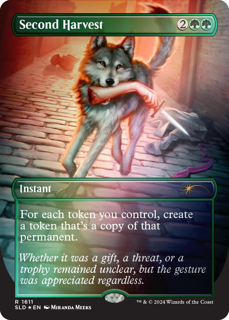 Second Harvest (Rainbow Foil) (1611) [SLD] - MTG Single