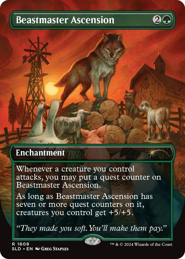 Beastmaster Ascension (1609) [SLD] - MTG Single