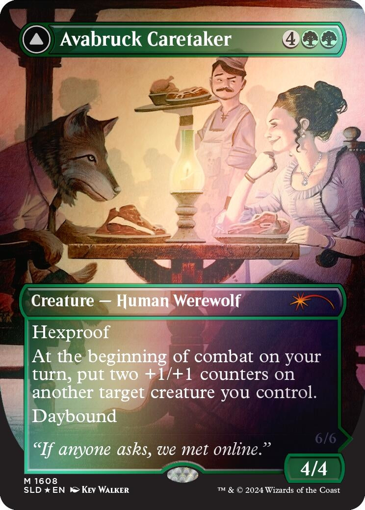 Avabruck Caretaker (Rainbow Foil) (1608) [SLD] - MTG Single