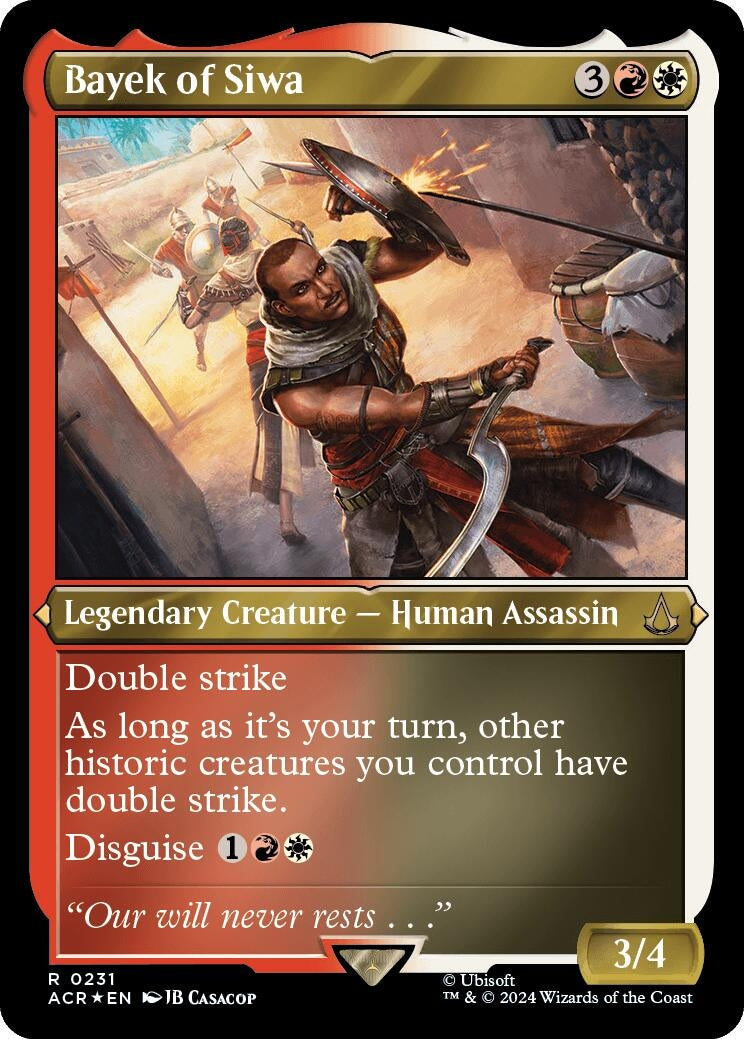 Bayek of Siwa (Foil Etched) (231) [ACR] - MTG Single