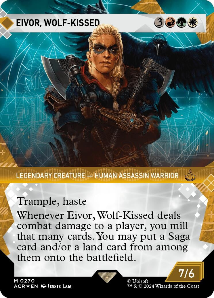 Eivor Wolf-Kissed (Showcase) (Textured Foil) (270) [ACR] - MTG Single