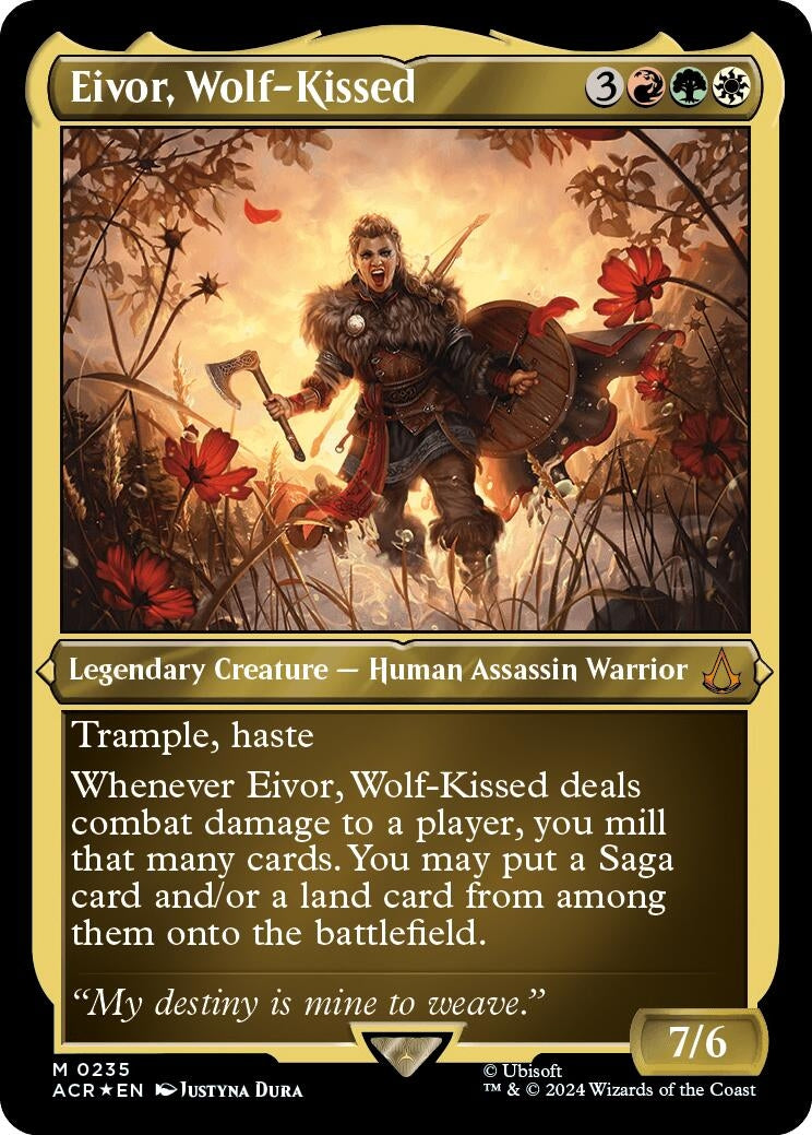 Eivor Wolf-Kissed (Foil Etched) (235) [ACR] - MTG Single