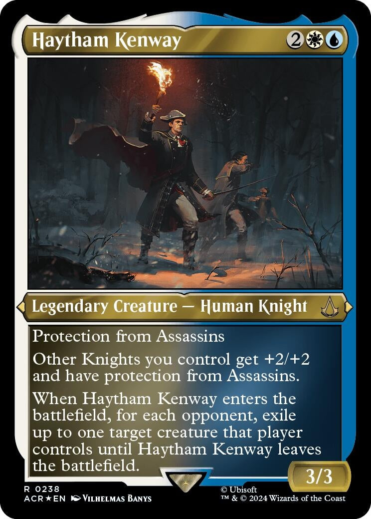 Haytham Kenway (Foil Etched) (238) [ACR] - MTG Single