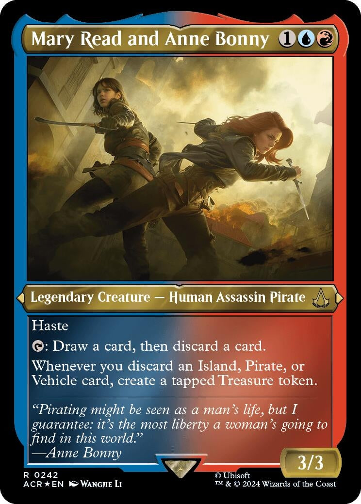 Mary Read and Anne Bonny (Foil Etched) (242) [ACR] - MTG Single