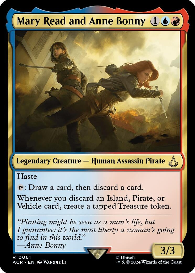 Mary Read and Anne Bonny (61) [ACR] - MTG Single