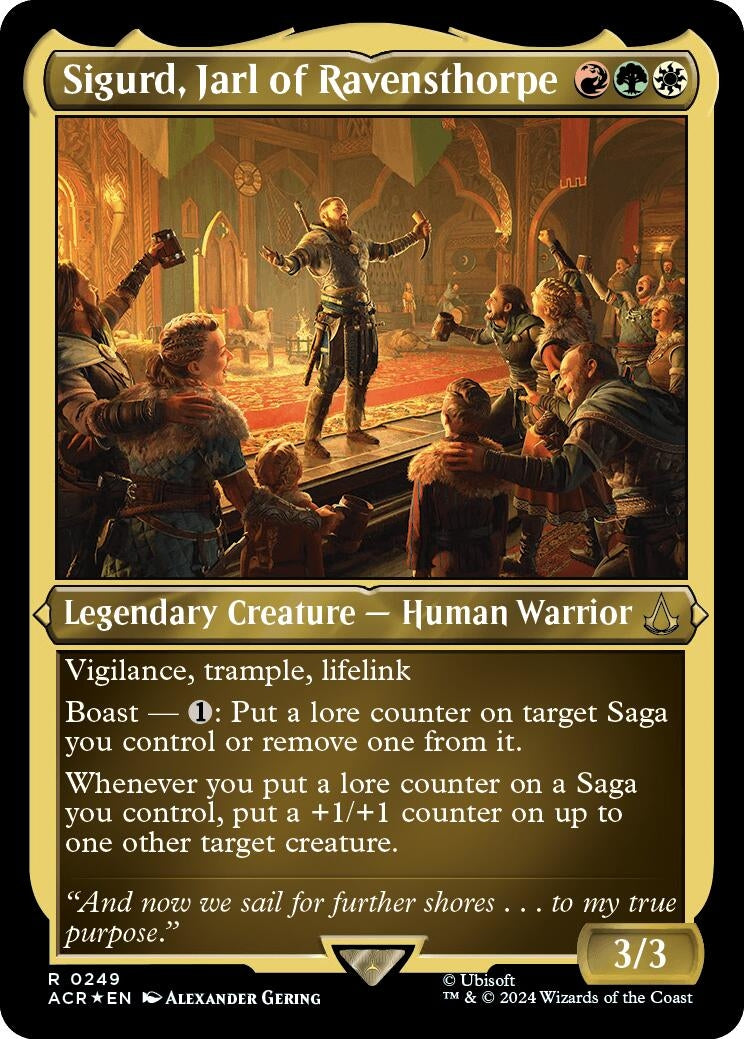 Sigurd Jarl of Ravensthorpe (Foil Etched) (249) [ACR] - MTG Single