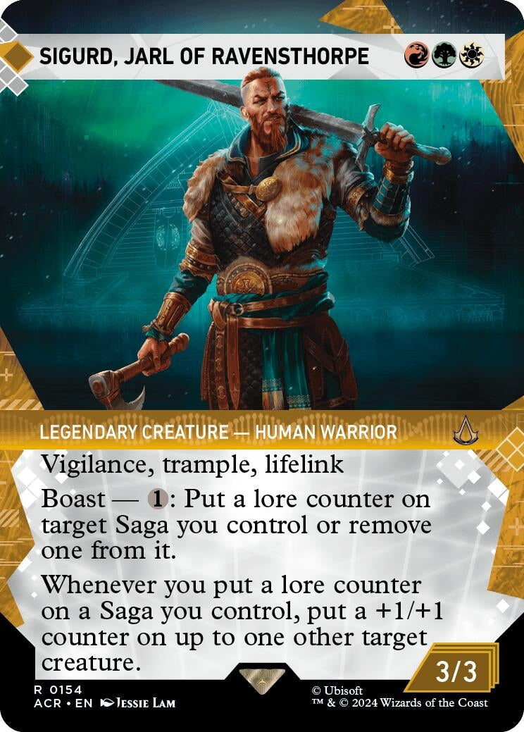 Sigurd Jarl of Ravensthorpe (Showcase) (154) [ACR] - MTG Single