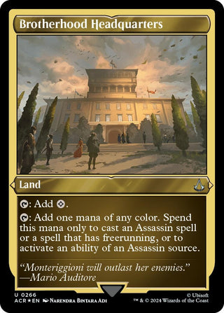 Brotherhood Headquarters (Foil Etched) (266) [ACR] - MTG Single