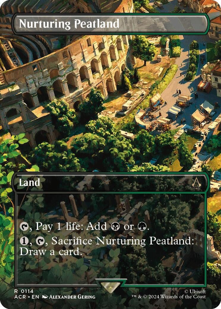 Nurturing Peatland (Borderless) (114) [ACR] - MTG Single