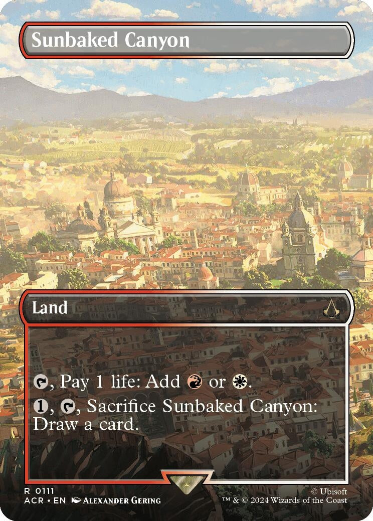 Sunbaked Canyon (Borderless) (111) [ACR] - MTG Single